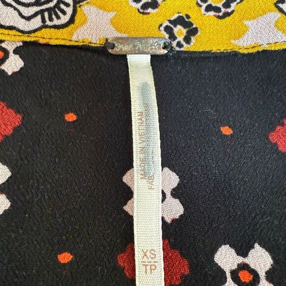 Free People Charlotte Tunic Tank top blouse low cut size XS - Picture 5 of 8